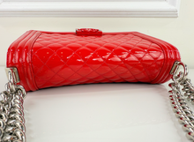 CHANEL BOY PLEXIGLASS MEDIUM FLAP RED LIMITED EDITION