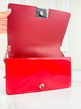 CHANEL BOY PLEXIGLASS MEDIUM FLAP RED LIMITED EDITION
