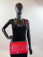 CHANEL BOY PLEXIGLASS MEDIUM FLAP RED LIMITED EDITION