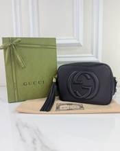 GUCCI SOHO DISCO BAG IN BLACK