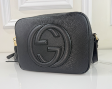 GUCCI SOHO DISCO BAG IN BLACK