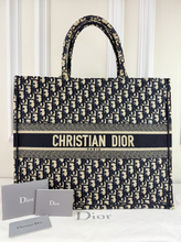 DIOR BOOK TOTE LARGE OBLIQUE EMBROIDERED TOKYO LIMITED EDITION