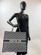 DIOR BOOK TOTE LARGE OBLIQUE EMBROIDERED TOKYO LIMITED EDITION