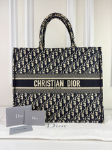 DIOR BOOK TOTE LARGE OBLIQUE EMBROIDERED TOKYO LIMITED EDITION