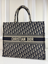 DIOR BOOK TOTE LARGE OBLIQUE EMBROIDERED TOKYO LIMITED EDITION
