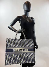 DIOR BOOK TOTE LARGE OBLIQUE EMBROIDERED TOKYO LIMITED EDITION