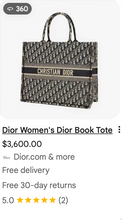 DIOR BOOK TOTE LARGE OBLIQUE EMBROIDERED TOKYO LIMITED EDITION