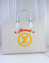 LOUIS VUITTON ON THE GO GM LIMITED EDITION JACQUARD HAWAII