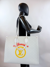 LOUIS VUITTON ON THE GO GM LIMITED EDITION JACQUARD HAWAII