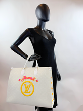 LOUIS VUITTON ON THE GO GM LIMITED EDITION JACQUARD HAWAII
