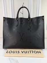 LOUIS VUITTON ON THE GO GM EMPREINTE BLACK