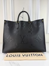 LOUIS VUITTON ON THE GO GM EMPREINTE BLACK
