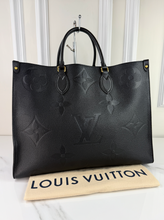 LOUIS VUITTON ON THE GO GM EMPREINTE BLACK