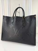 LOUIS VUITTON ON THE GO GM EMPREINTE BLACK
