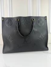 LOUIS VUITTON ON THE GO GM EMPREINTE BLACK
