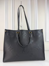 LOUIS VUITTON ON THE GO GM EMPREINTE BLACK