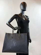 LOUIS VUITTON ON THE GO GM EMPREINTE BLACK