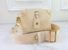 LOUIS VUITTON PETITE MALLE SOUPLE EMPREINTE IN CREME