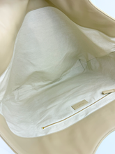 YSL MAXI ICARE QUILTED NUBUCK SUEDE BEIGE