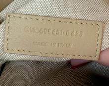 YSL MAXI ICARE QUILTED NUBUCK SUEDE BEIGE