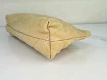 YSL MAXI ICARE QUILTED NUBUCK SUEDE BEIGE