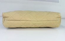 YSL MAXI ICARE QUILTED NUBUCK SUEDE BEIGE