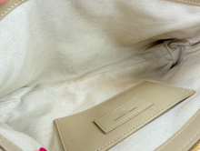 YSL MAXI ICARE QUILTED NUBUCK SUEDE BEIGE