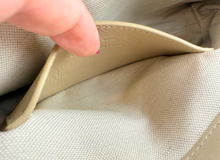 YSL MAXI ICARE QUILTED NUBUCK SUEDE BEIGE