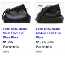 FENDI FENDI FIRST NAPPA IN BLACK