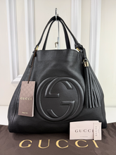 GUCCI SOHO MEDIUM TOTE IN BLACK