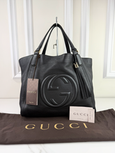 GUCCI SOHO MEDIUM TOTE IN BLACK