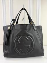 GUCCI SOHO MEDIUM TOTE IN BLACK