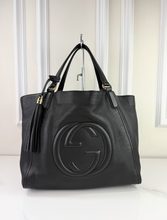GUCCI SOHO MEDIUM TOTE IN BLACK