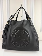 GUCCI SOHO MEDIUM TOTE IN BLACK