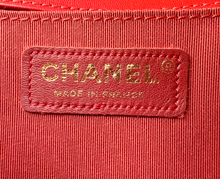 CHANEL BOY FLAP QUILTED LAMBSKIN MEDIUM IN RED