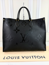 LOUIS VUITTON ON THE GO GM EMPREINTE BLACK DU4199