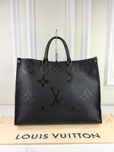 LOUIS VUITTON ON THE GO GM EMPREINTE BLACK DU4199