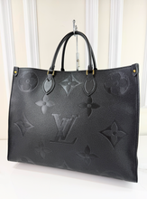 LOUIS VUITTON ON THE GO GM EMPREINTE BLACK DU4199