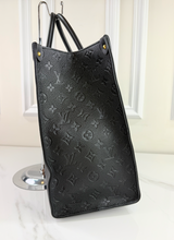 LOUIS VUITTON ON THE GO GM EMPREINTE BLACK DU4199