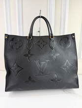 LOUIS VUITTON ON THE GO GM EMPREINTE BLACK DU4199