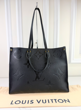 LOUIS VUITTON ON THE GO GM EMPREINTE BLACK DU4199