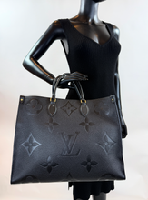 LOUIS VUITTON ON THE GO GM EMPREINTE BLACK DU4199