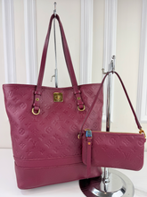 LOUIS VUITTON CITADINE PM AUBE TOTE + POCHETTE