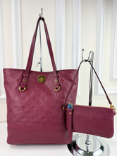 LOUIS VUITTON CITADINE PM AUBE TOTE + POCHETTE