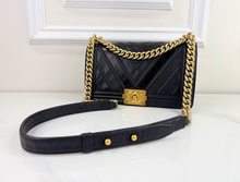 CHANEL BOY CAVIAR IN THE MIX CHEVRON MEDIUM
