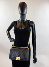 CHANEL BOY CAVIAR IN THE MIX CHEVRON MEDIUM