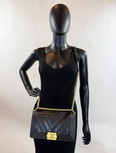 CHANEL BOY CAVIAR IN THE MIX CHEVRON MEDIUM