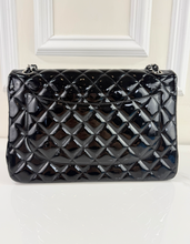 CHANEL JUMBO DOUBLE FLAP BAG PATENT QUILTED