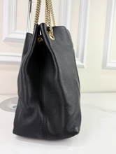 GUCCI SOHO CHAIN SHOULDER BAG IN BLACK