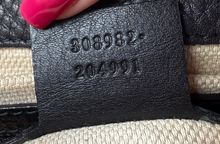 GUCCI SOHO CHAIN SHOULDER BAG IN BLACK